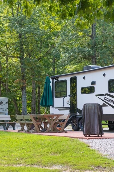 Red Carpet with Patio Pull-Thru RV Site-3
